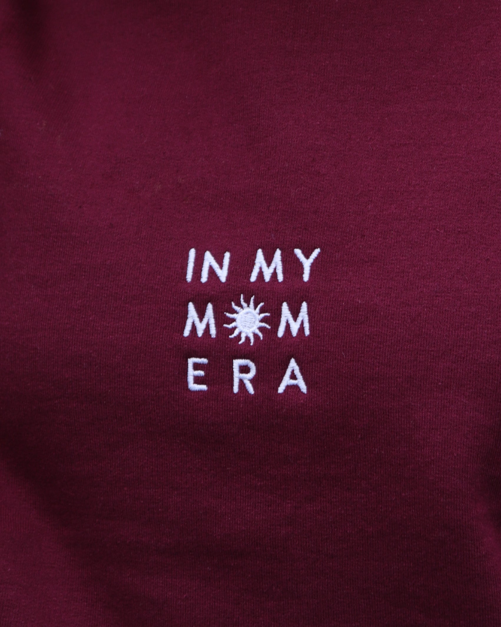 Custom embroidered ‘In my mom era’ Hoodie