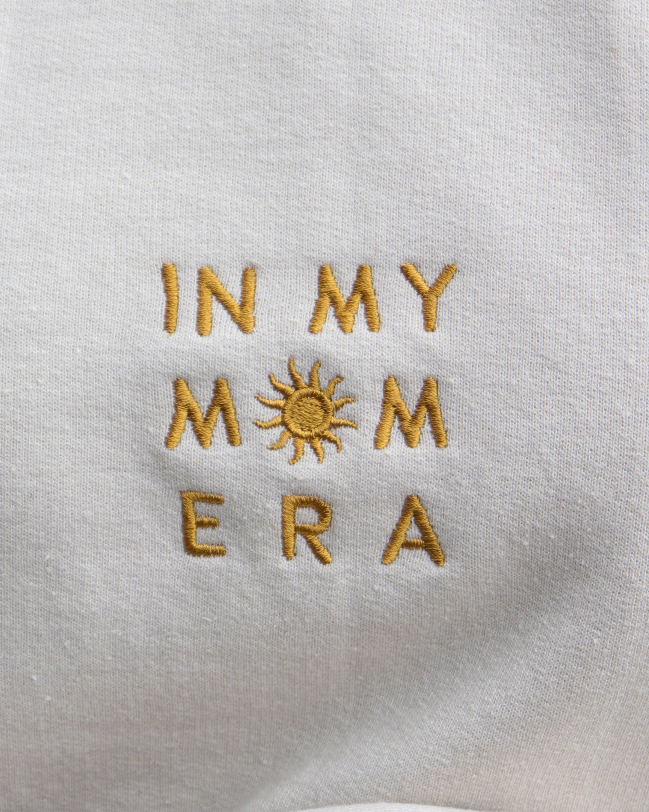 Custom embroidered ‘In my mom era’ Hoodie